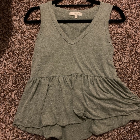 truly madly deeply peplum tank